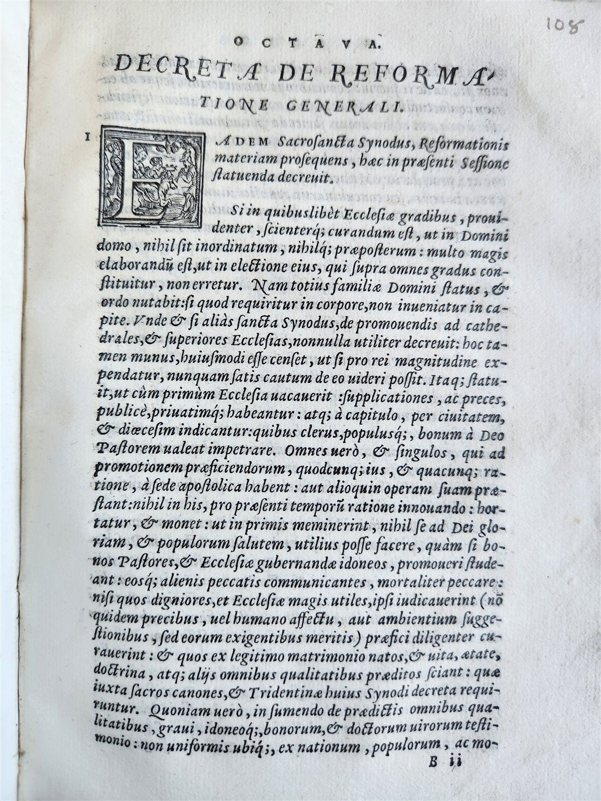 1563 SACRED UNIVERSE COUNCIL of TRENT antique VELLUM BINDING