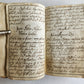GERMAN antique MANUSCRIPT ILLUSTRATED