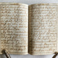 GERMAN antique MANUSCRIPT ILLUSTRATED