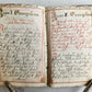 GERMAN antique MANUSCRIPT ILLUSTRATED