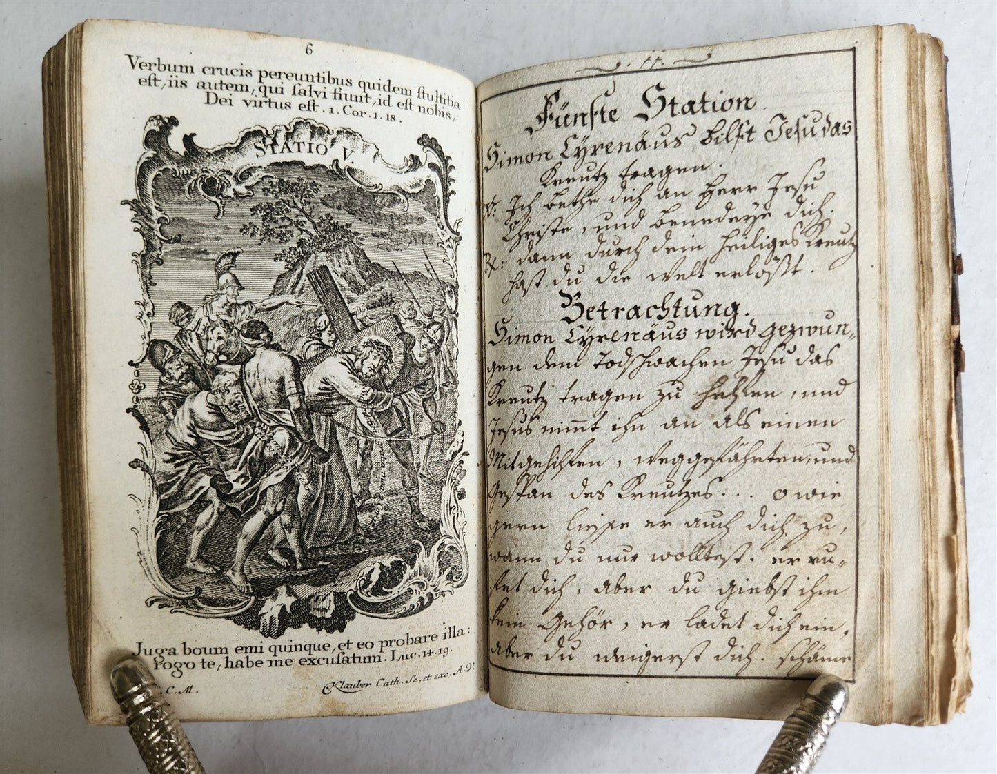 GERMAN antique MANUSCRIPT ILLUSTRATED