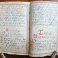 GERMAN antique MANUSCRIPT ILLUSTRATED