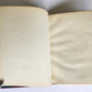 1855 dated COMPOSITION BOOK antique BINDING w/ GILT COAT OF ARMS