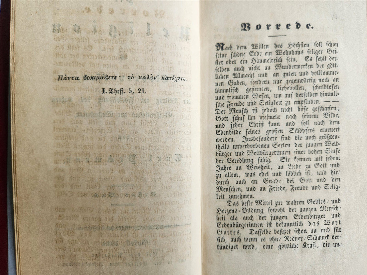 1838 Die Religion in Liederverseen antique FINE GILT-STAMPED MOROCCO BINDING