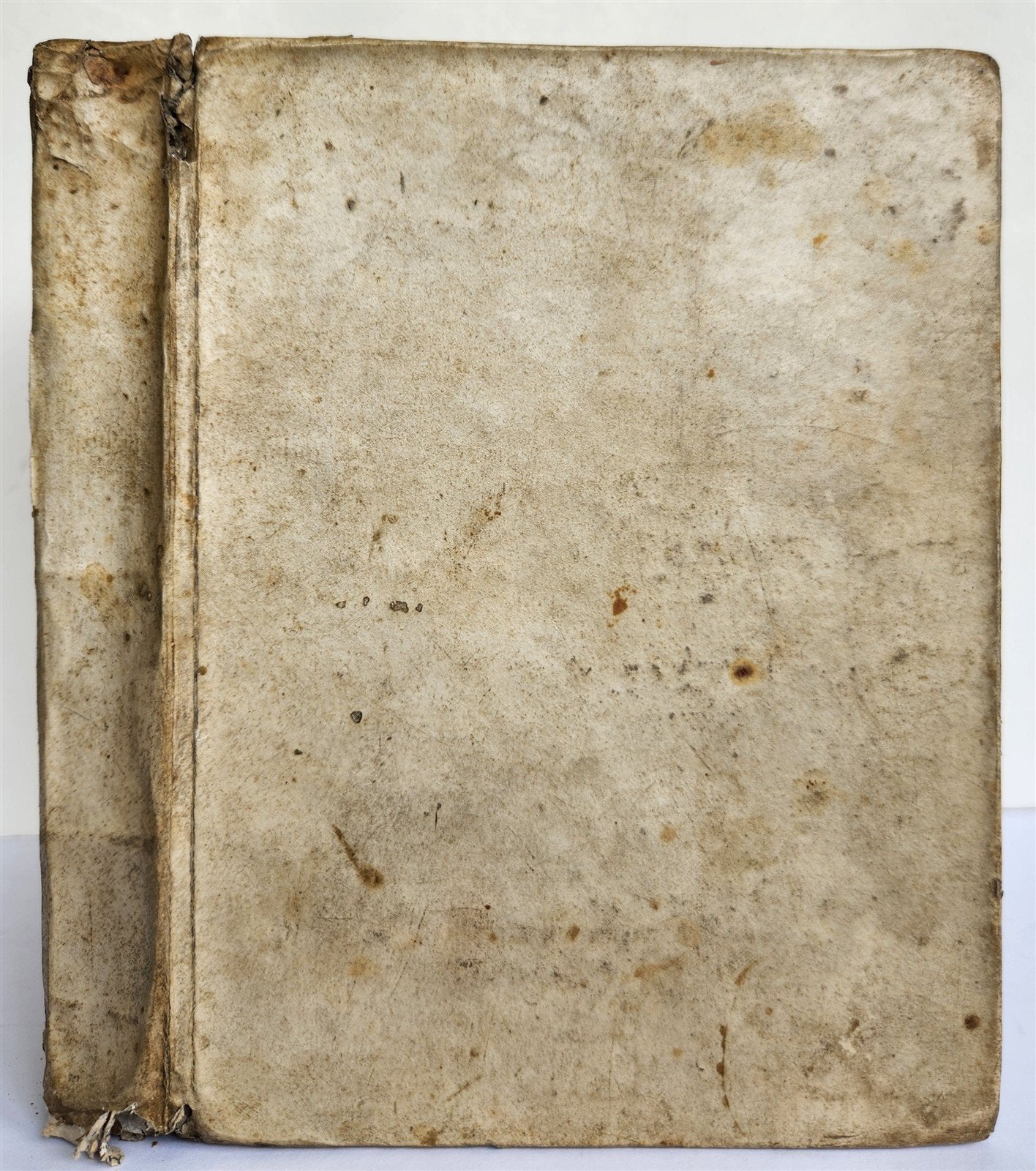 1668 ARITHMETIC HANDBOOK in GERMAN antique VELLUM BINDING