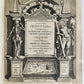 1624 FUNERAL INSCRIPTIONS - EPITAPHS in AUGSBURG GERMANY antique VELLUM BINDING