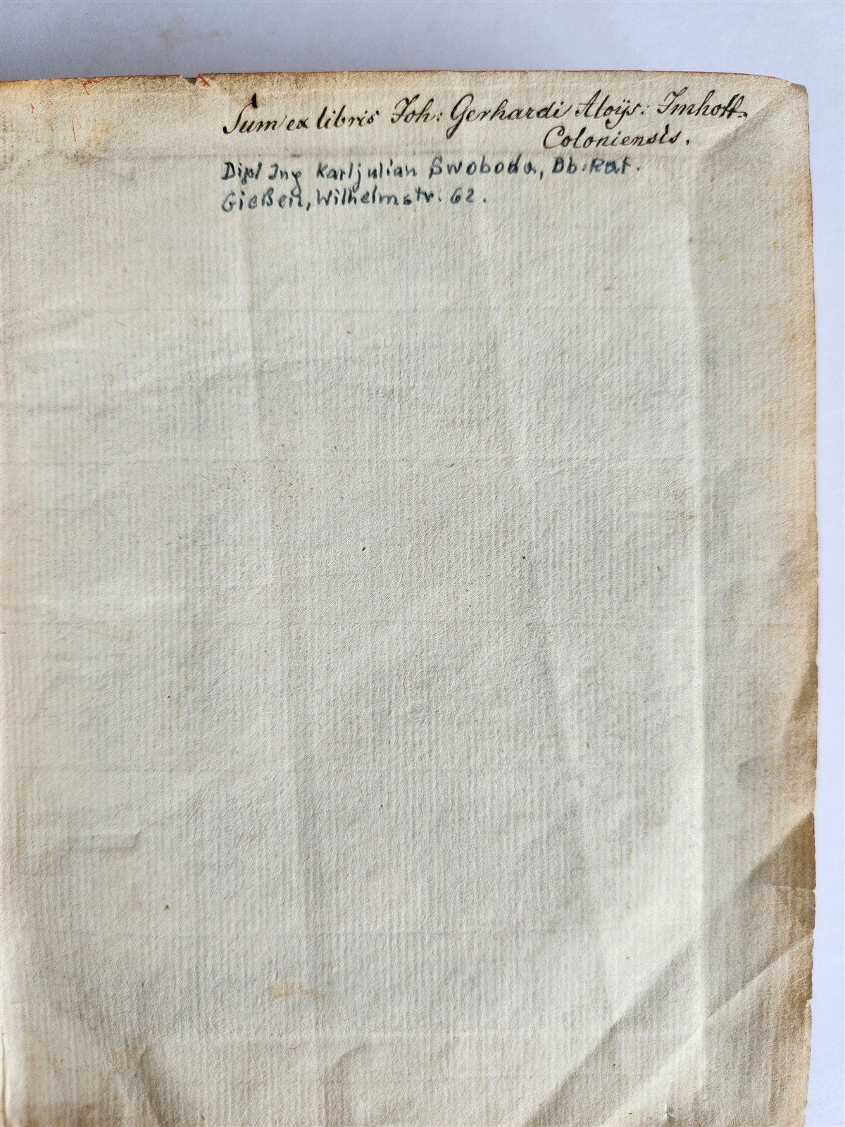 1624 FUNERAL INSCRIPTIONS - EPITAPHS in AUGSBURG GERMANY antique VELLUM BINDING