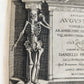 1624 FUNERAL INSCRIPTIONS - EPITAPHS in AUGSBURG GERMANY antique VELLUM BINDING