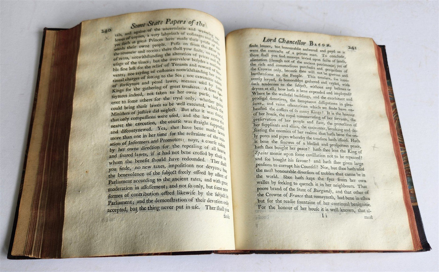 1736 LIFE of LORD BACON by Robert Stephens antique in ENGLISH