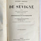 1876 Lettres choisies de madame DE SEVIGNE antique SIGNED BINDING illustrated