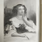 1876 Lettres choisies de madame DE SEVIGNE antique SIGNED BINDING illustrated