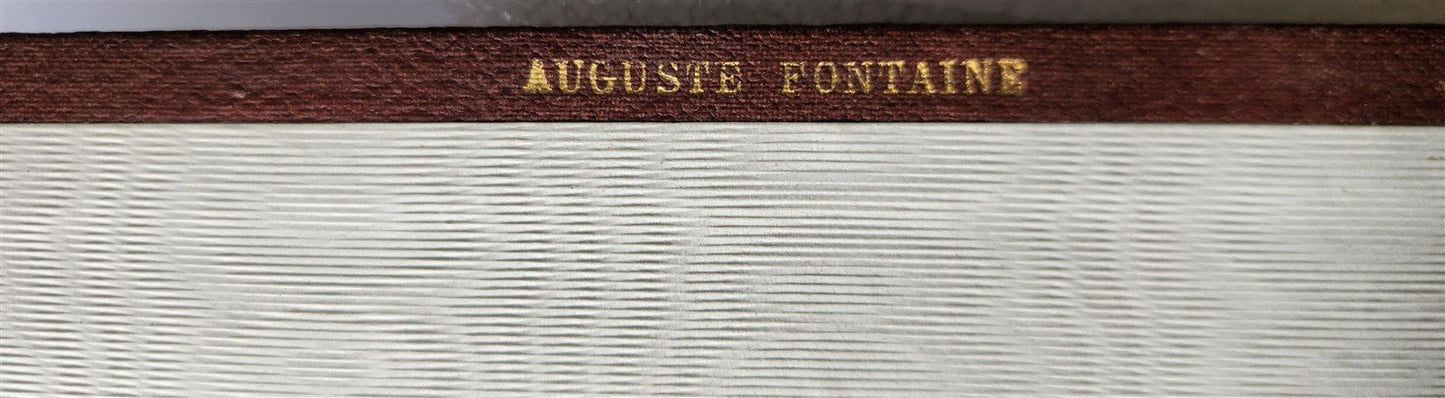 1876 Lettres choisies de madame DE SEVIGNE antique SIGNED BINDING illustrated