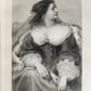 1876 Lettres choisies de madame DE SEVIGNE antique SIGNED BINDING illustrated