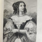 1876 Lettres choisies de madame DE SEVIGNE antique SIGNED BINDING illustrated
