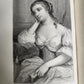 1876 Lettres choisies de madame DE SEVIGNE antique SIGNED BINDING illustrated