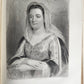 1876 Lettres choisies de madame DE SEVIGNE antique SIGNED BINDING illustrated
