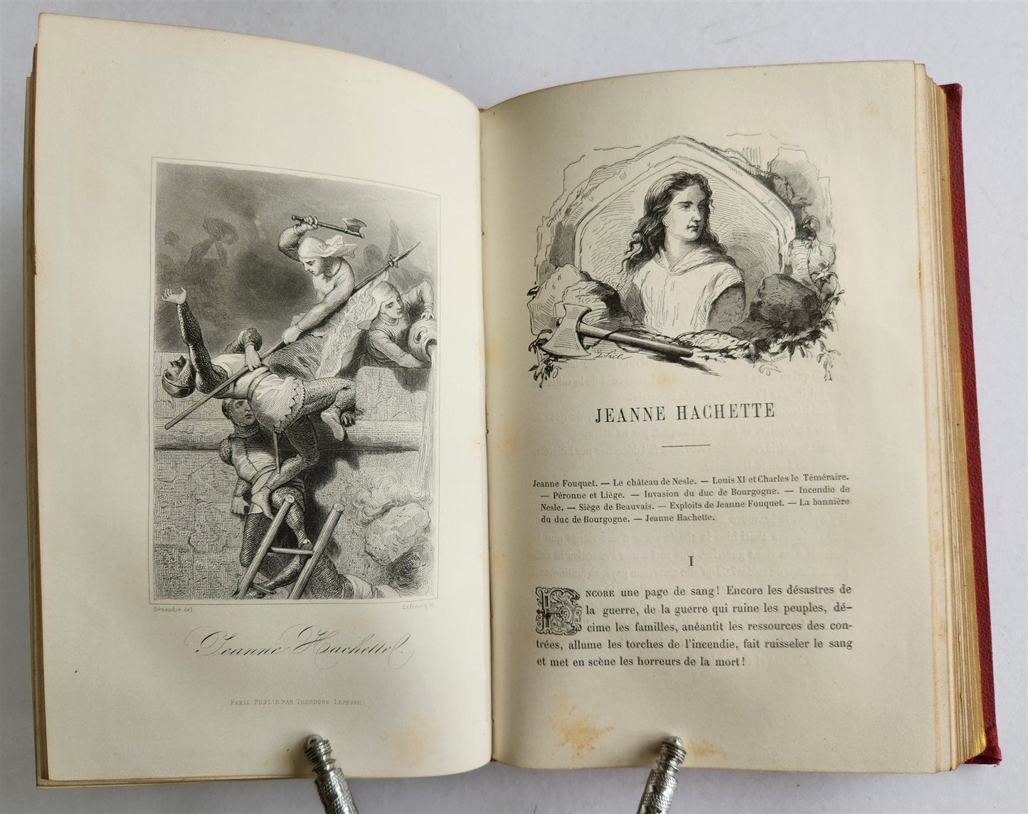 1880s GREAT WOMEN of FRANCE antique ILLUSTRATED