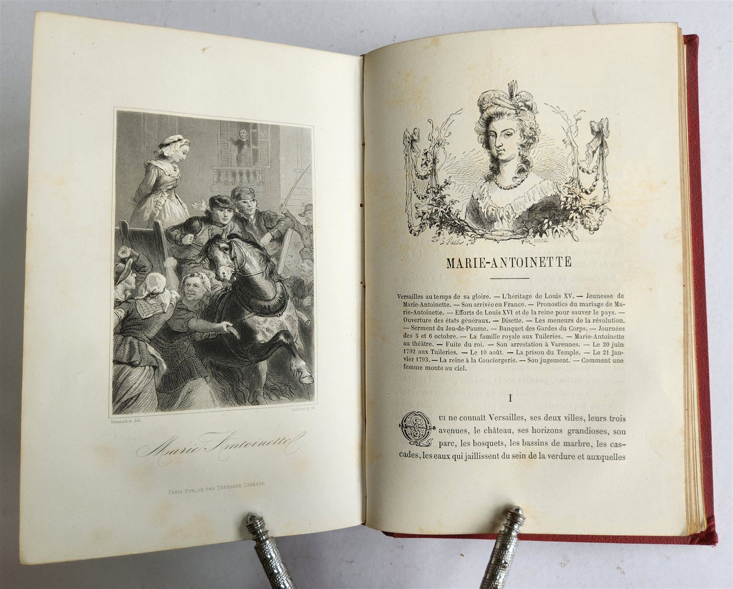1880s GREAT WOMEN of FRANCE antique ILLUSTRATED