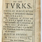 1662 Political Reflections upon the Government of Turks antique TURKEY OTTOMAN
