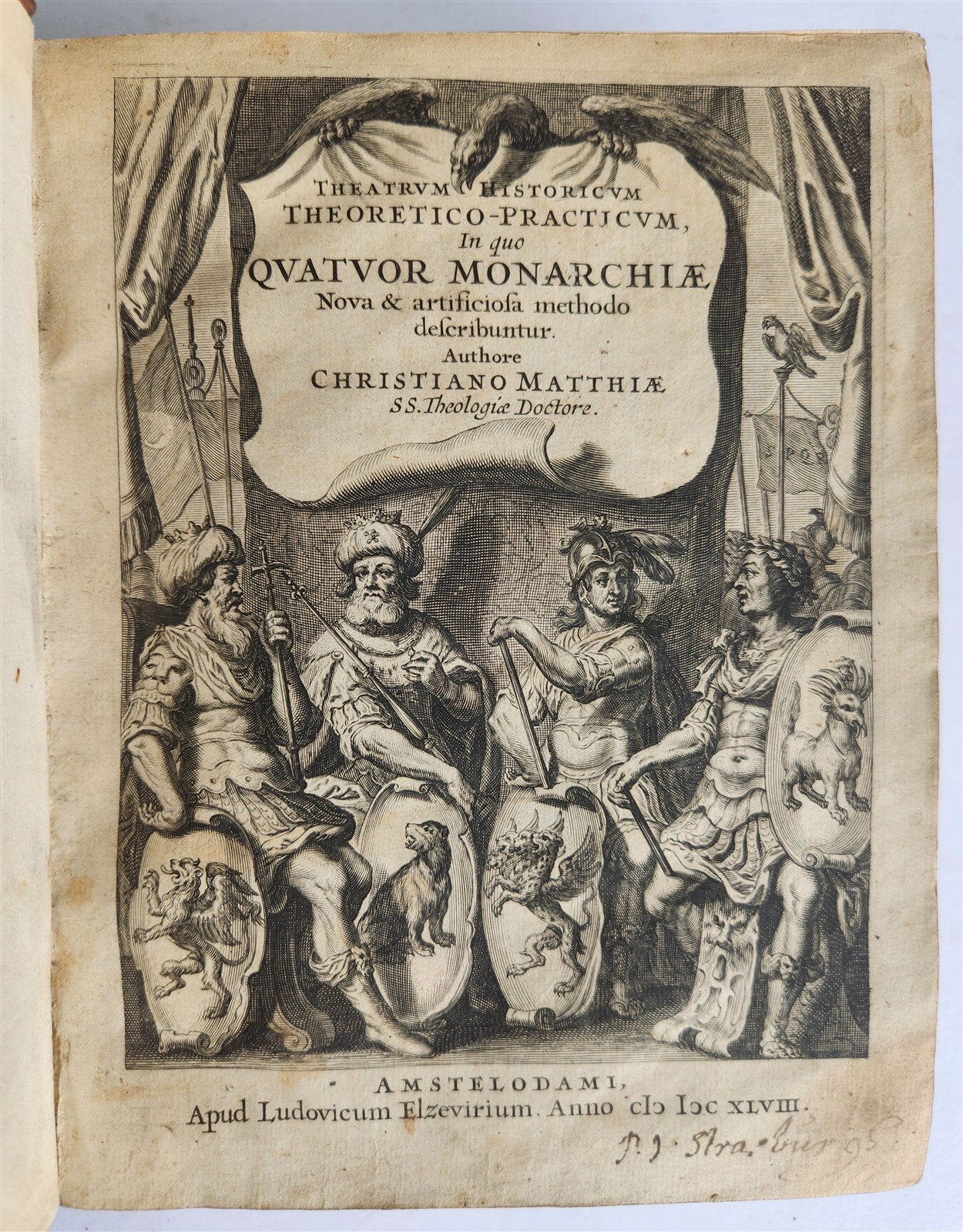 1648 HISTORY of BABYLONIA PERSIA ASSYRIA GREECE & ROMAN EMPIRE antique ELZEVIER