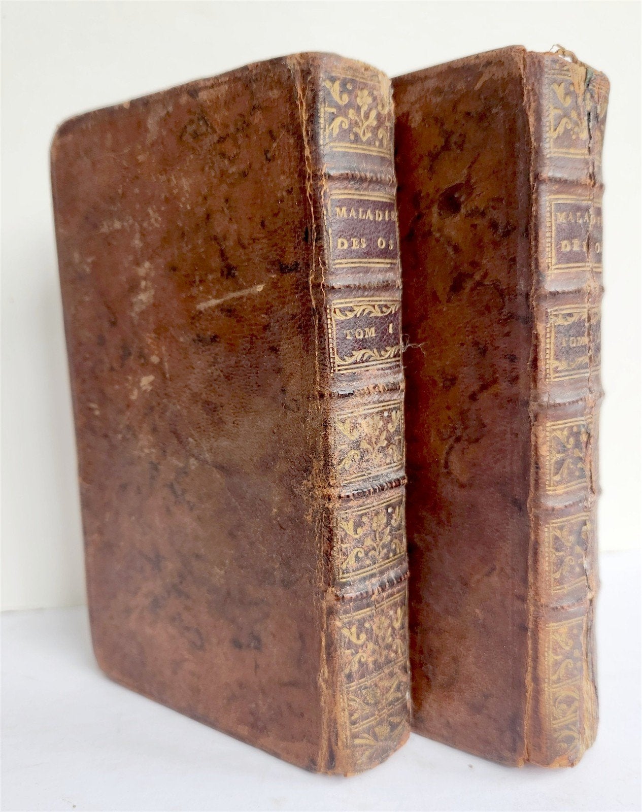 1775 Treatise on Diseases of Bones ILLUSTRATED MEDICAL DEVICES antique 2 VOLS