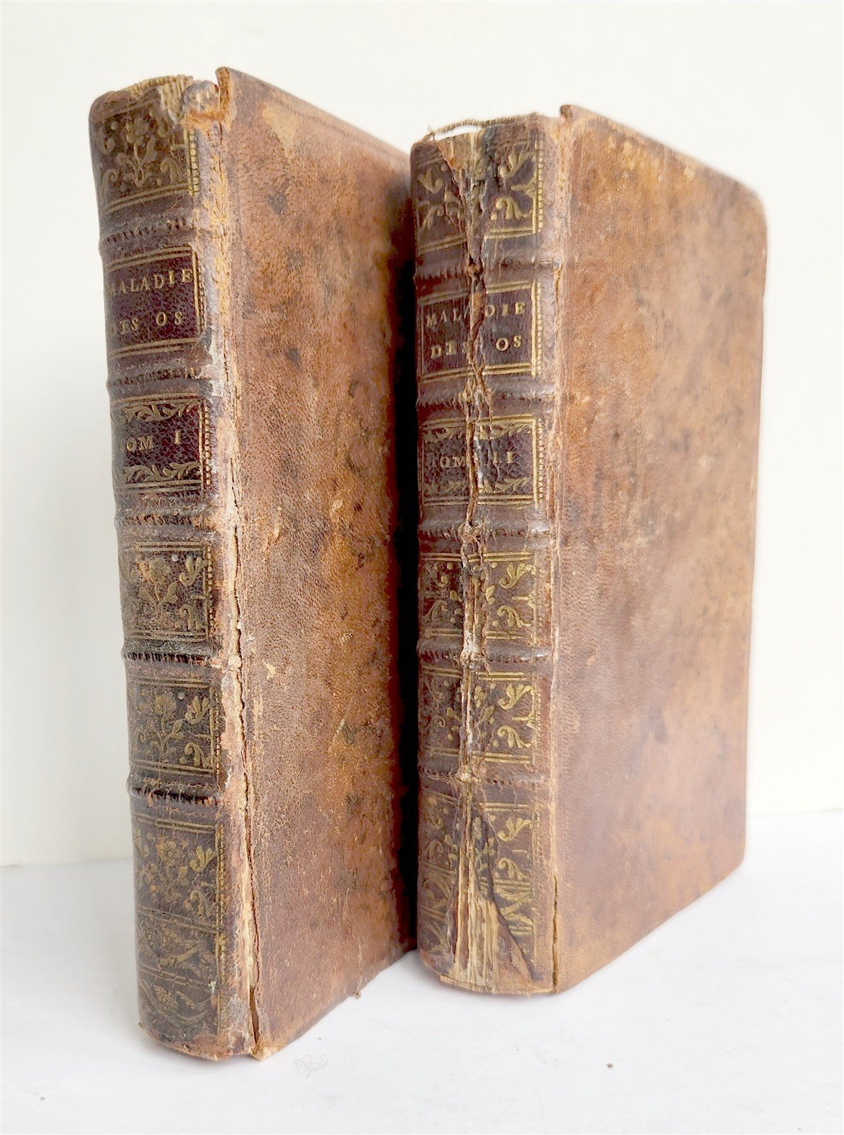 1775 Treatise on Diseases of Bones ILLUSTRATED MEDICAL DEVICES antique 2 VOLS