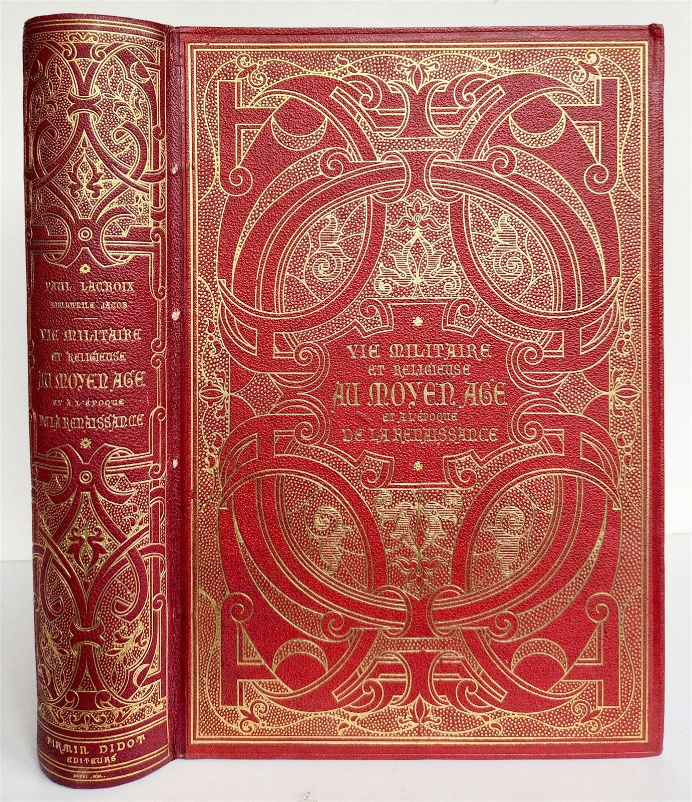 1876 Military & Religious Life in Middle Ages & Renaissance ILLUSTRATED antique