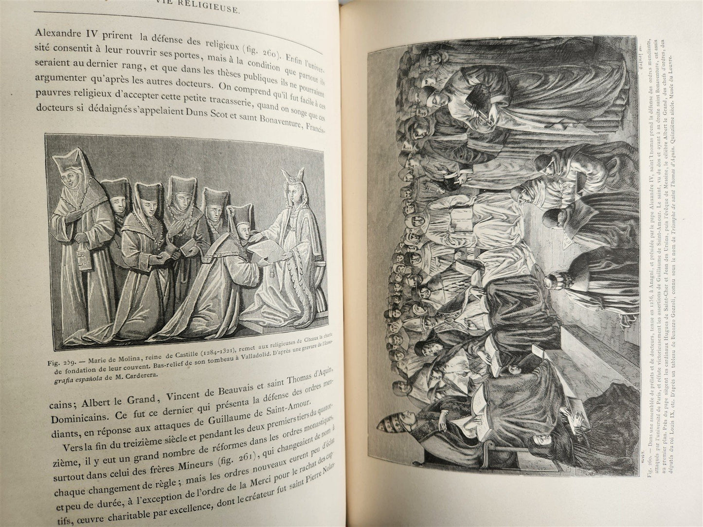 1876 Military & Religious Life in Middle Ages & Renaissance ILLUSTRATED antique