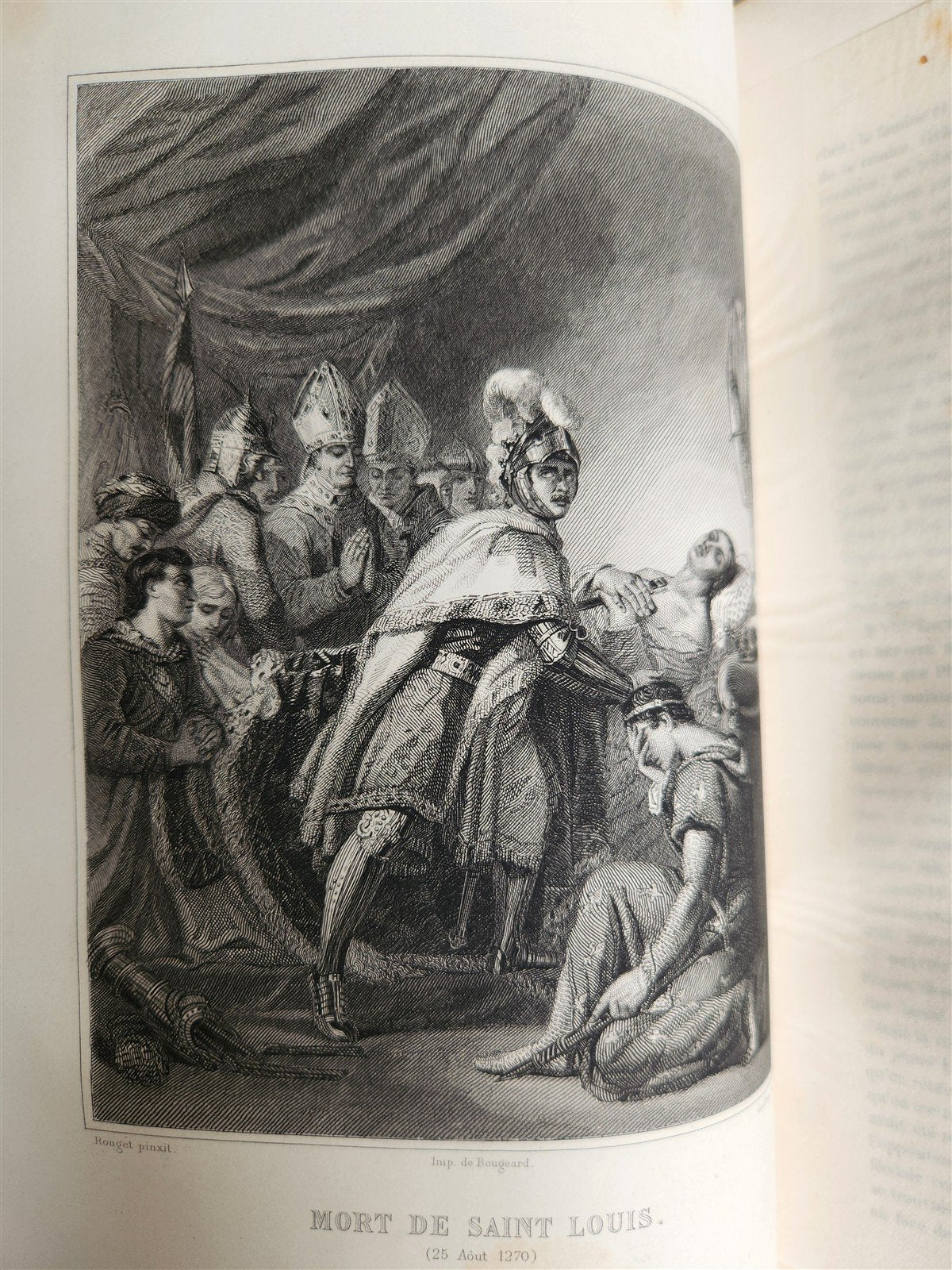 1847 ILLUSTRATED HISTORY of FRANCE by Lavallee 2 VOLUMES antique