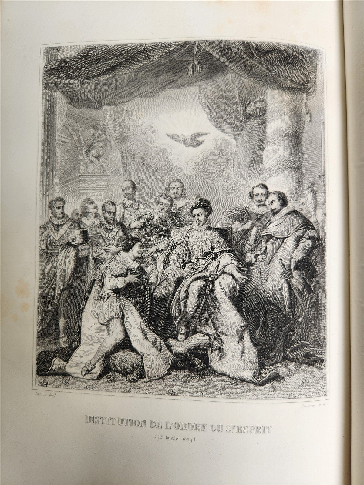 1847 ILLUSTRATED HISTORY of FRANCE by Lavallee 2 VOLUMES antique