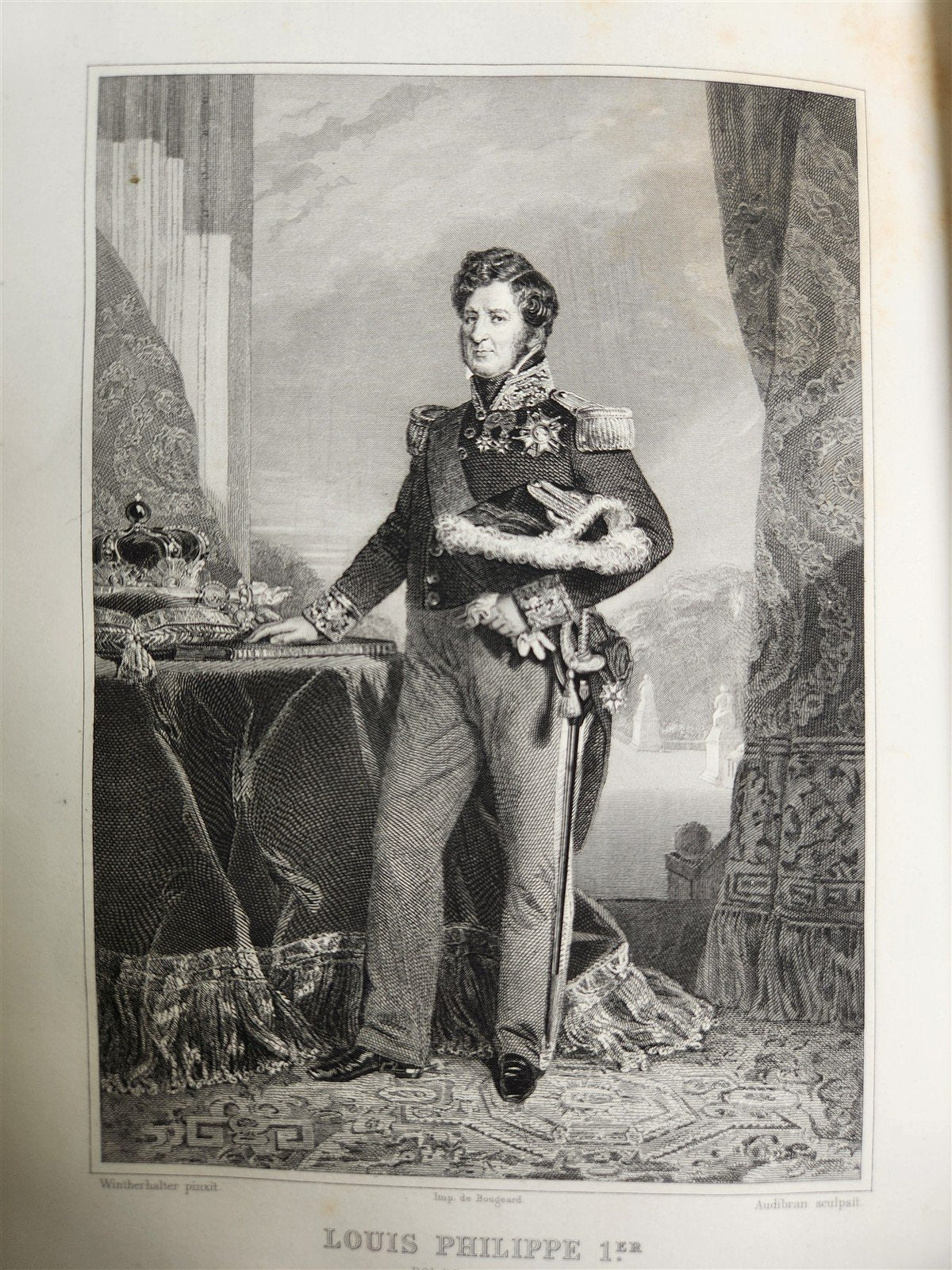 1847 ILLUSTRATED HISTORY of FRANCE by Lavallee 2 VOLUMES antique
