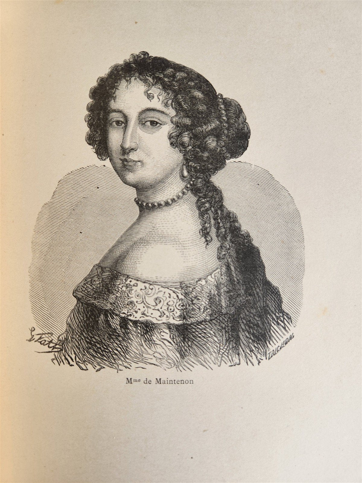 1887 LIVES of GREAT FRENCH WOMEN illustrated antique