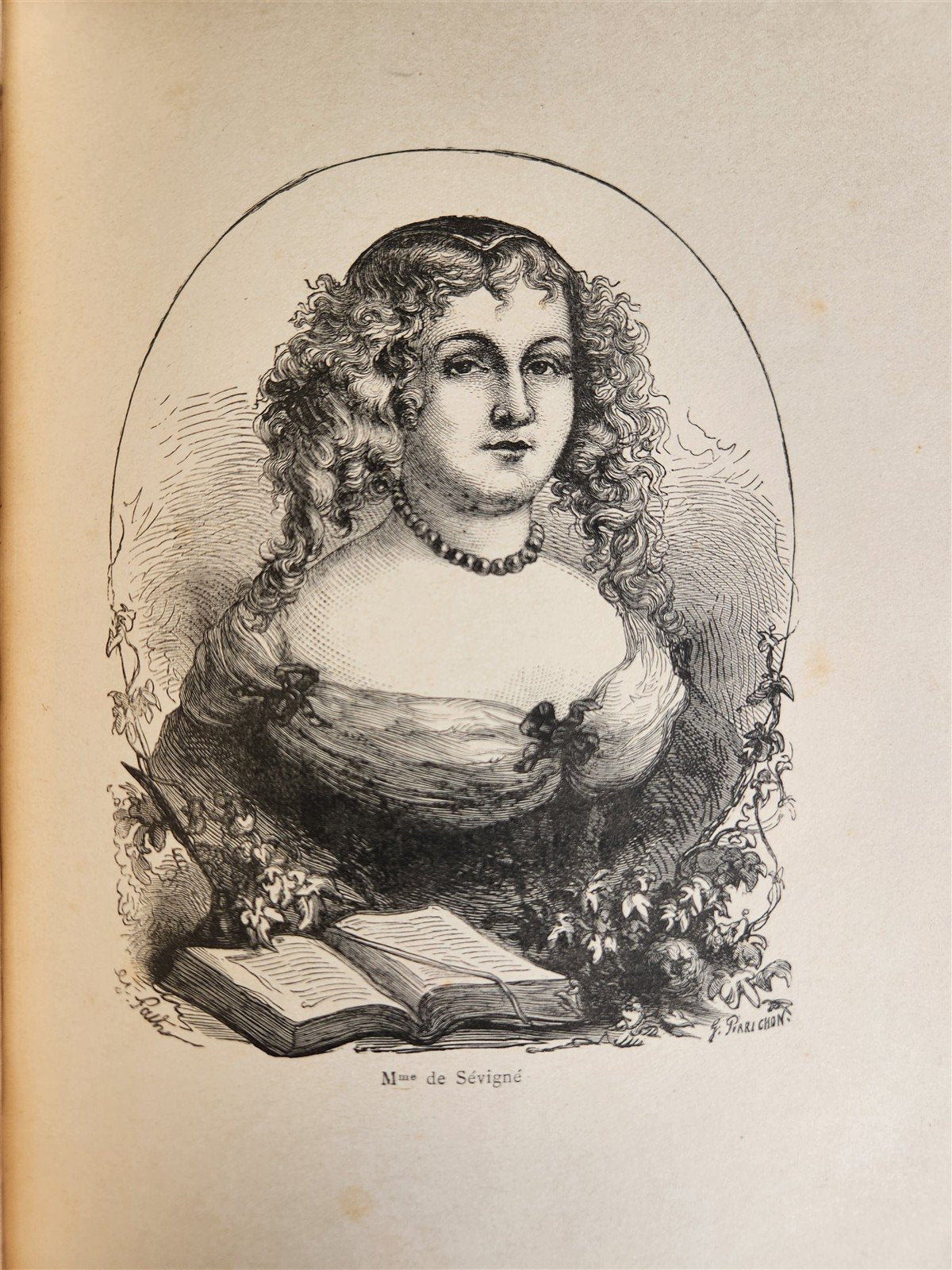 1887 LIVES of GREAT FRENCH WOMEN illustrated antique