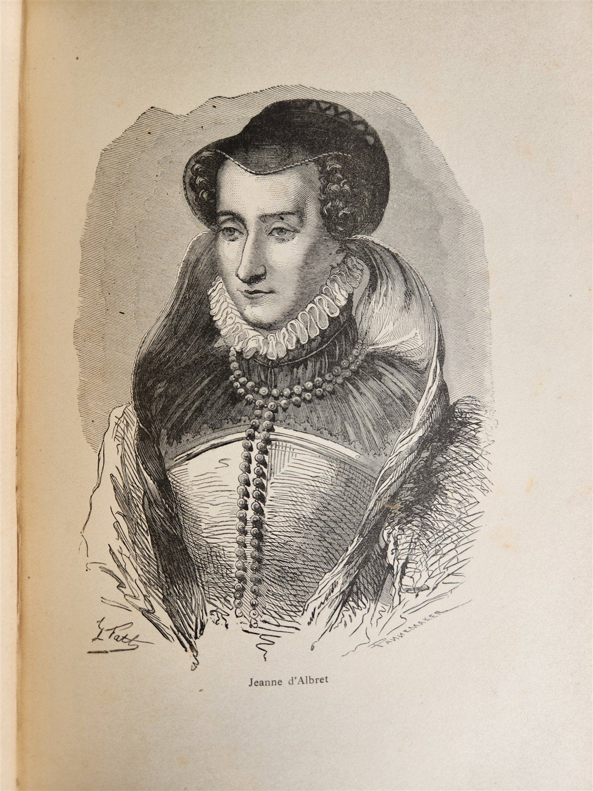 1887 LIVES of GREAT FRENCH WOMEN illustrated antique
