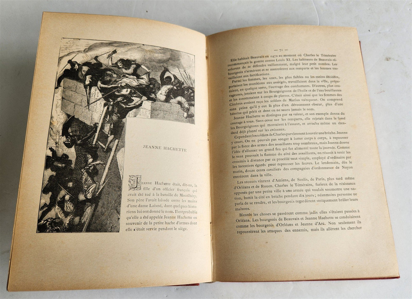 1887 LIVES of GREAT FRENCH WOMEN illustrated antique