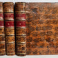 1777 ILLUSTRIOUS FRANCE or FRENCH PLUTARCH antique 3 volumes ILLUSTRATED