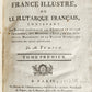 1777 ILLUSTRIOUS FRANCE or FRENCH PLUTARCH antique 3 volumes ILLUSTRATED