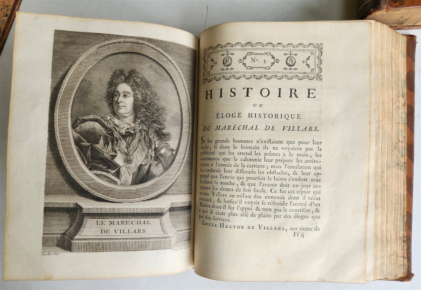 1777 ILLUSTRIOUS FRANCE or FRENCH PLUTARCH antique 3 volumes ILLUSTRATED