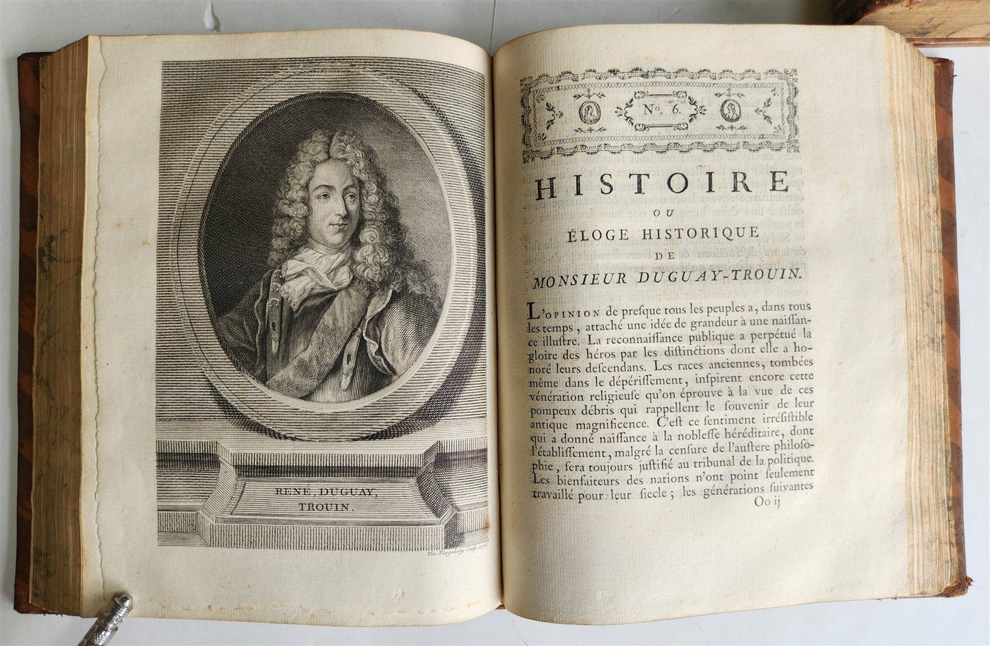 1777 ILLUSTRIOUS FRANCE or FRENCH PLUTARCH antique 3 volumes ILLUSTRATED