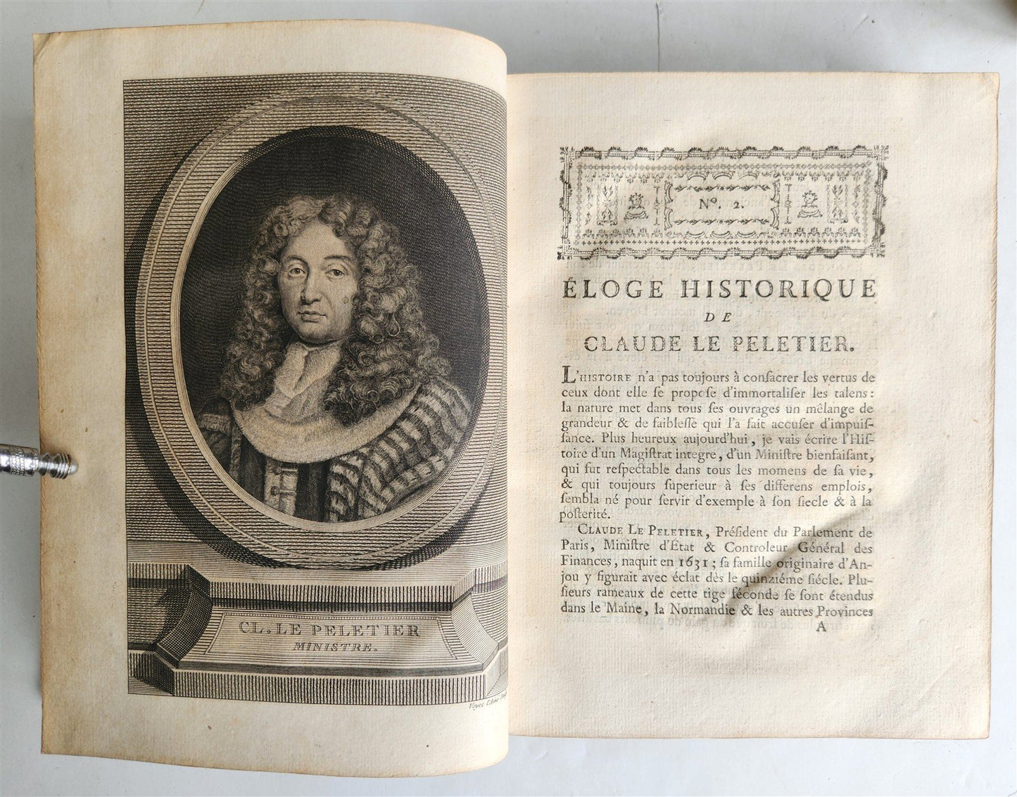 1777 ILLUSTRIOUS FRANCE or FRENCH PLUTARCH antique 3 volumes ILLUSTRATED