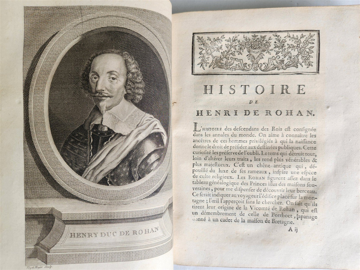 1777 ILLUSTRIOUS FRANCE or FRENCH PLUTARCH antique 3 volumes ILLUSTRATED