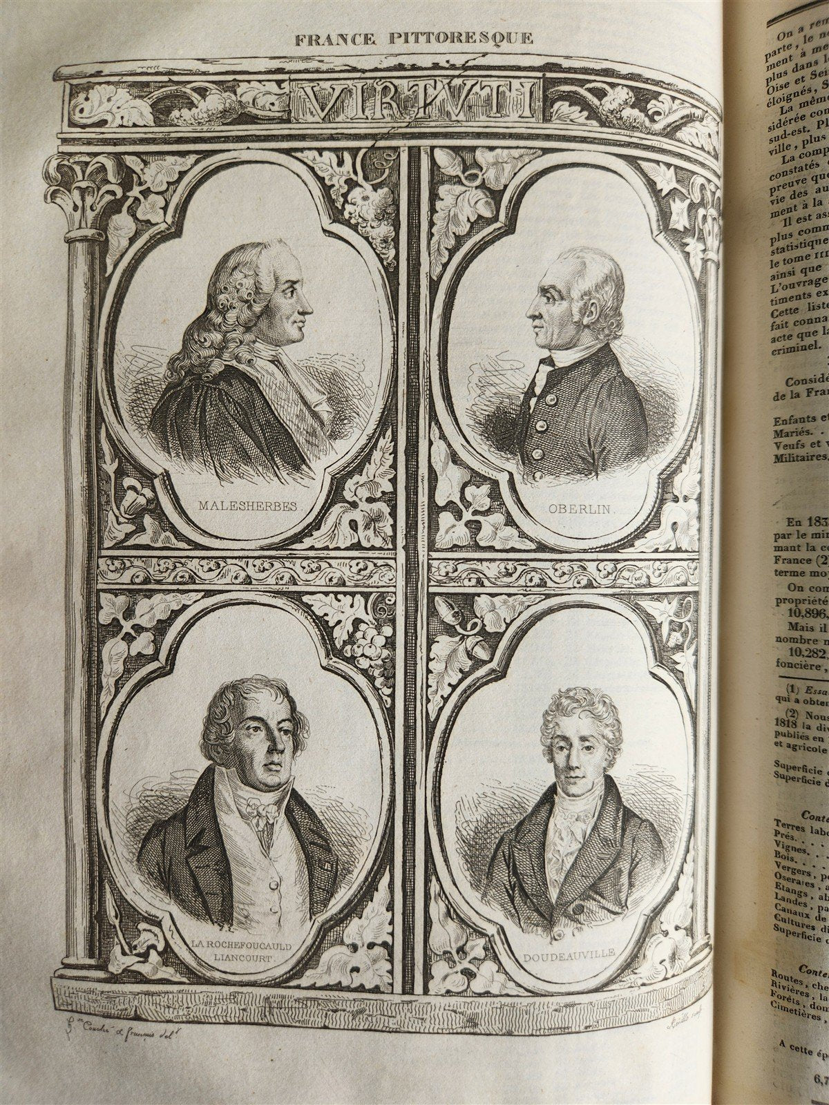 1835 PICTURESQUE FRANCE antique 2 volumes ILLUSTRATED France pittoresque