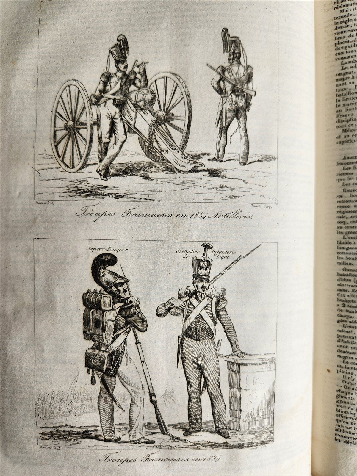 1835 PICTURESQUE FRANCE antique 2 volumes ILLUSTRATED France pittoresque