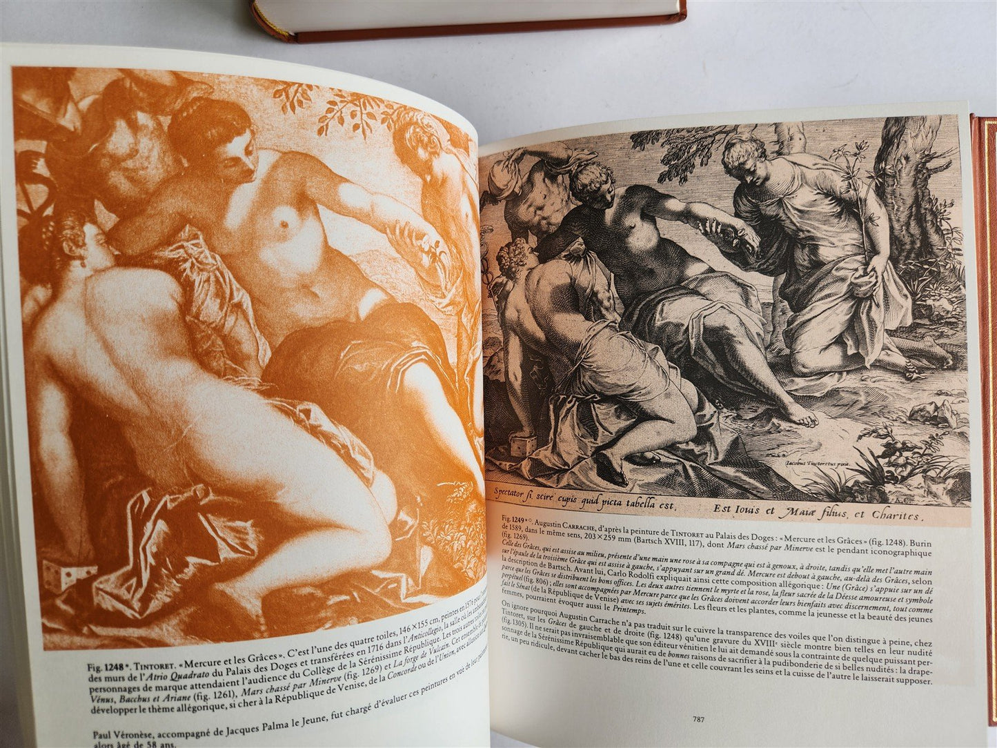 1977 EROTIC THE AMOURS des DIEUX antique 3 volumes ILLUSTRATED