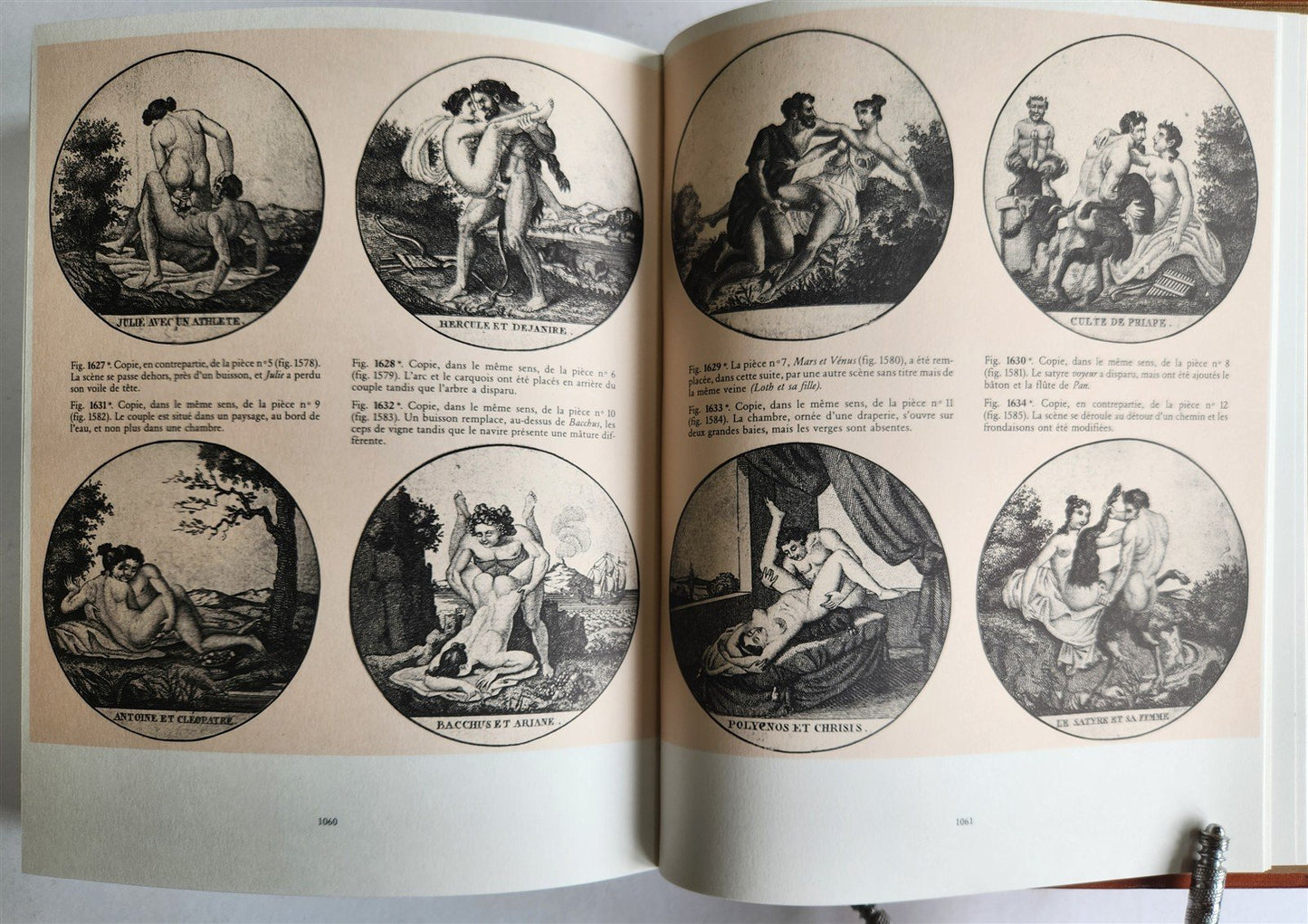 1977 EROTIC THE AMOURS des DIEUX antique 3 volumes ILLUSTRATED