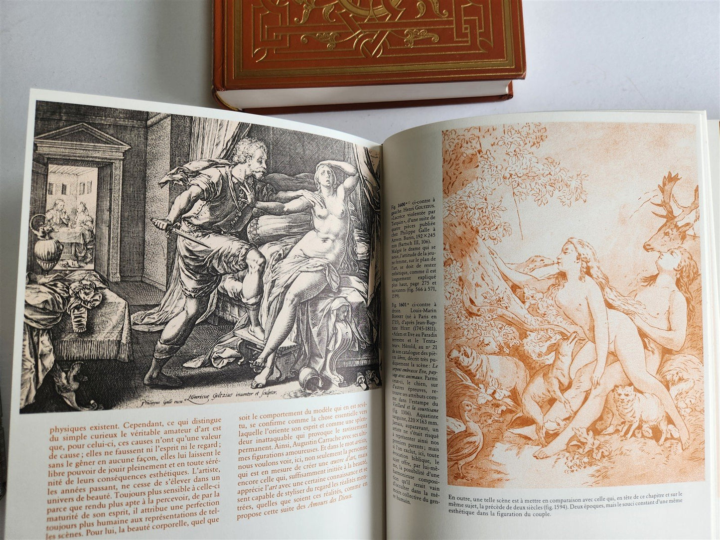 1977 EROTIC THE AMOURS des DIEUX antique 3 volumes ILLUSTRATED
