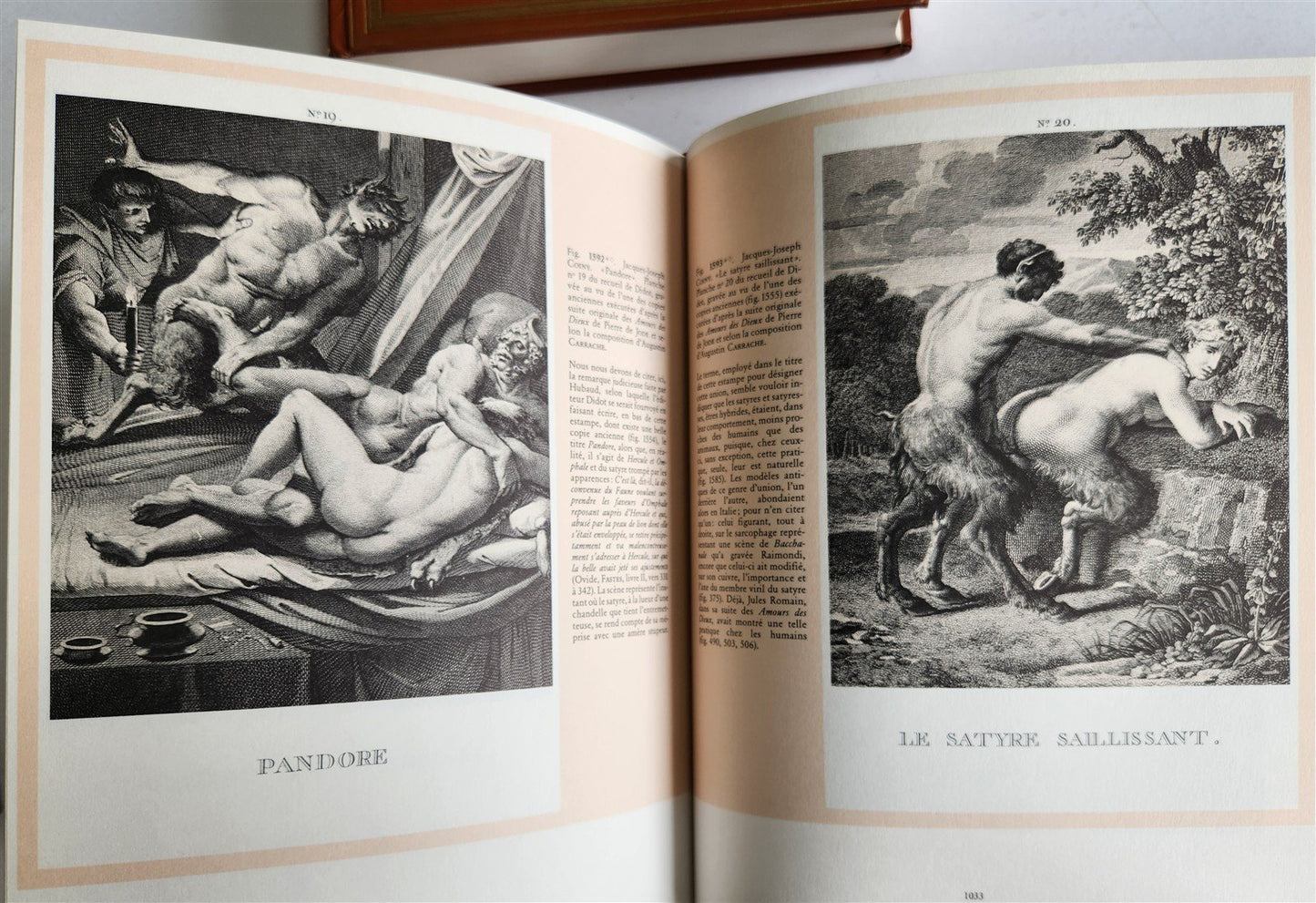 1977 EROTIC THE AMOURS des DIEUX antique 3 volumes ILLUSTRATED