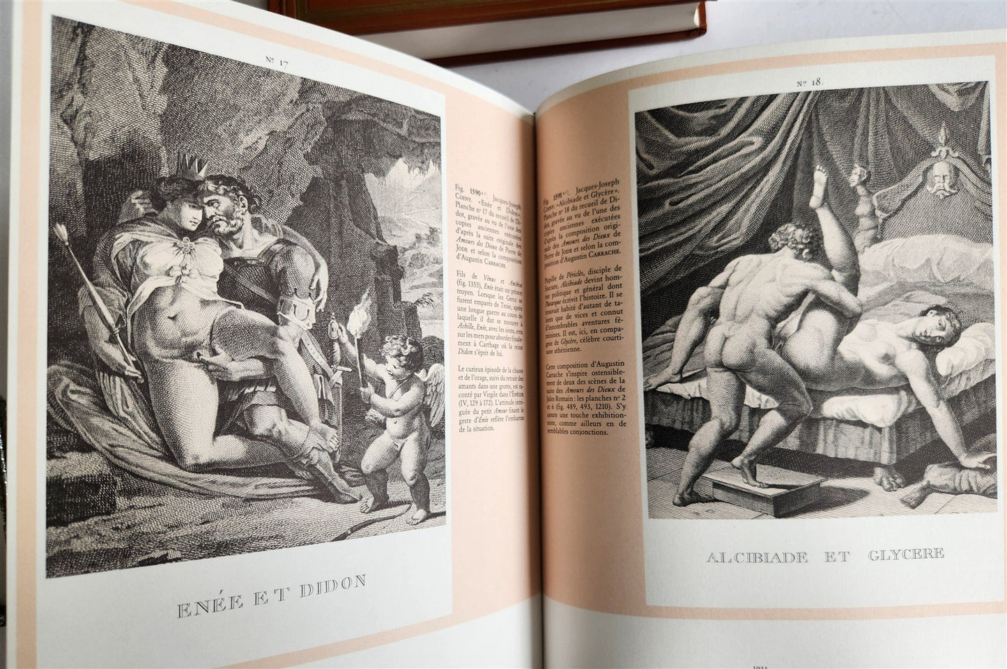 1977 EROTIC THE AMOURS des DIEUX antique 3 volumes ILLUSTRATED