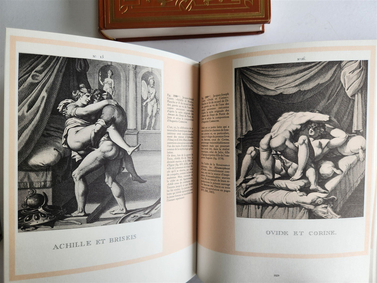 1977 EROTIC THE AMOURS des DIEUX antique 3 volumes ILLUSTRATED