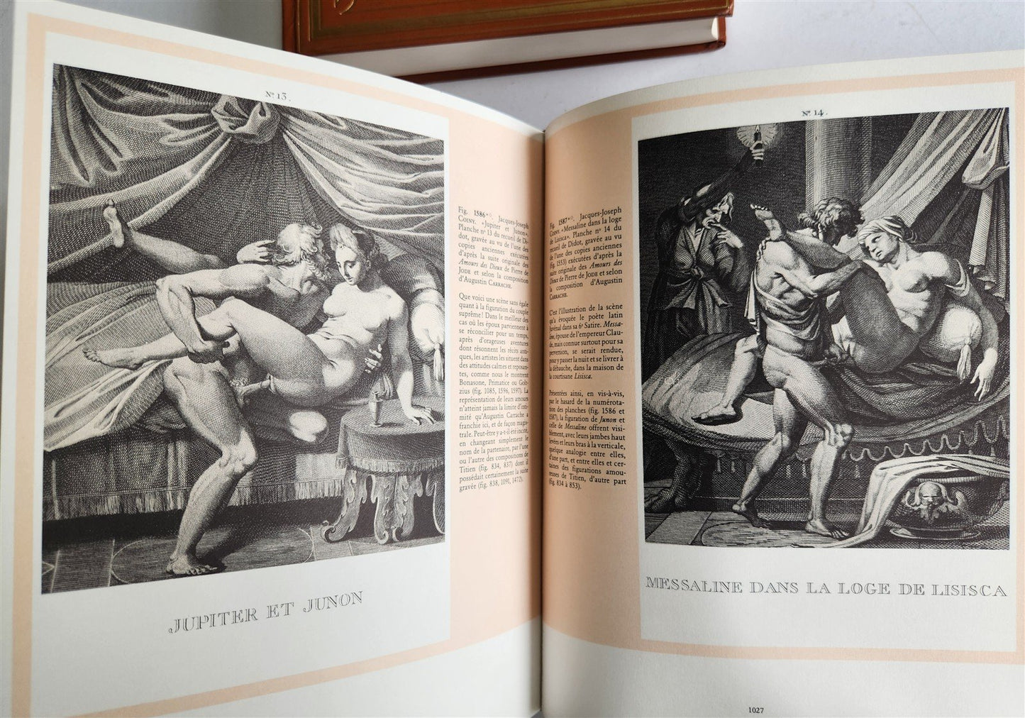 1977 EROTIC THE AMOURS des DIEUX antique 3 volumes ILLUSTRATED